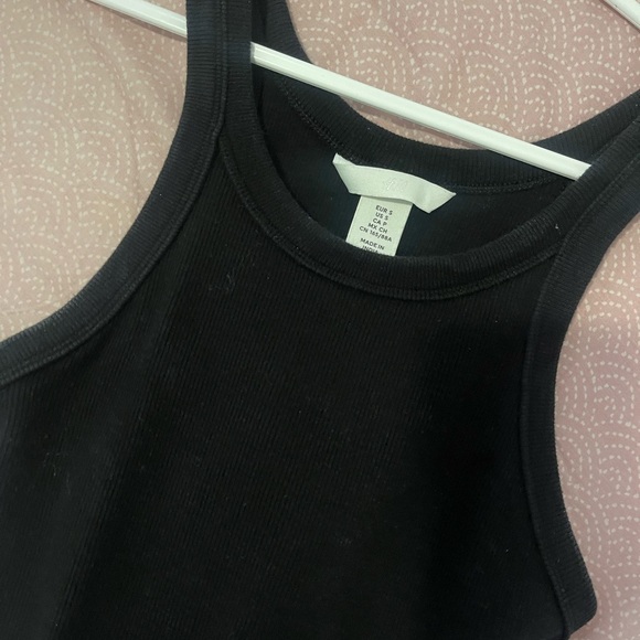 H&M black tank top size S - Picture 2 of 2